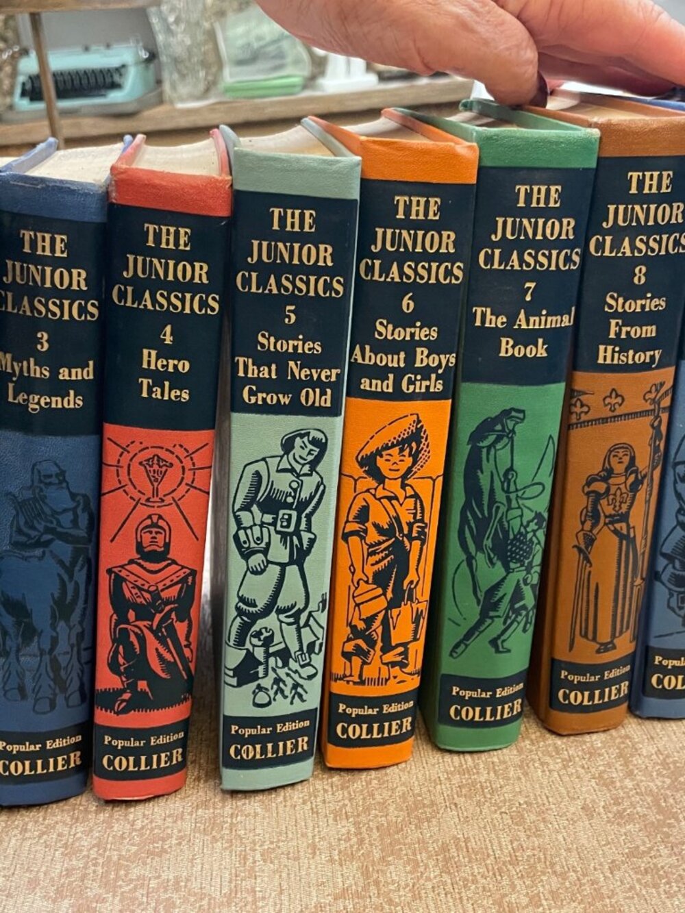 The Junior Classics 10-Volume Set Collier Popular Edition Illustrated 1938-1949
